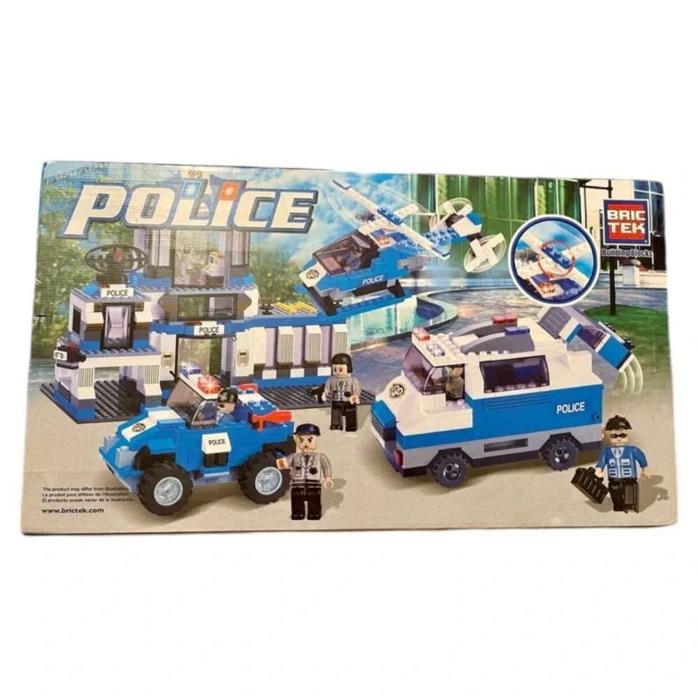 BRICTEK Police (NIB) Building Blocks (Compatible w/Other Leading Brands) (11010)